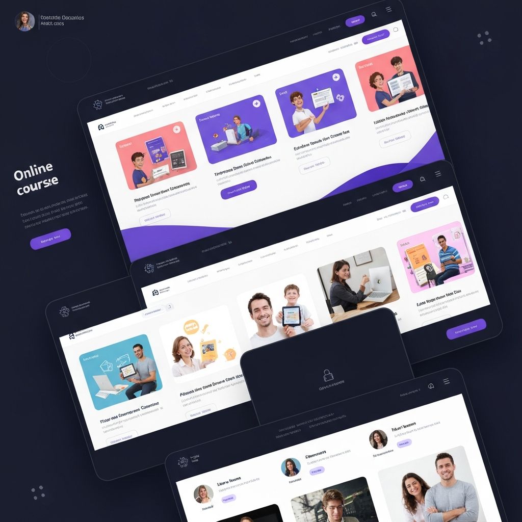 EduLearn Academy website screenshot
