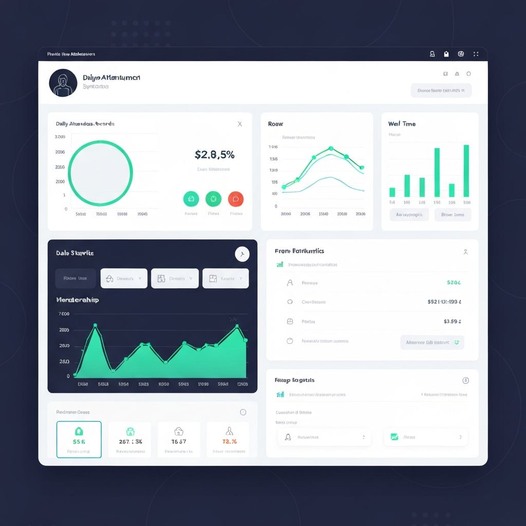 FitZone Gym Network system interface