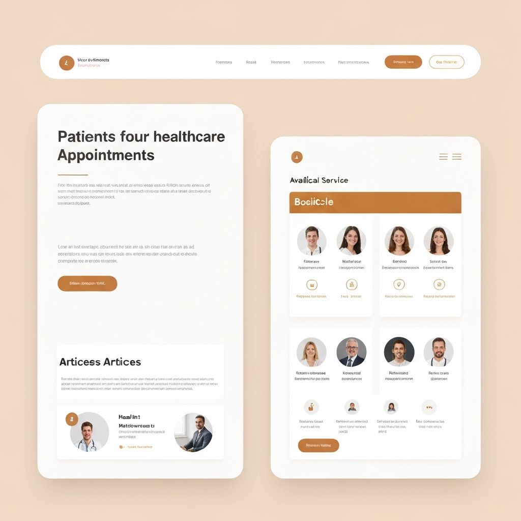 HealthCare Plus website screenshot
