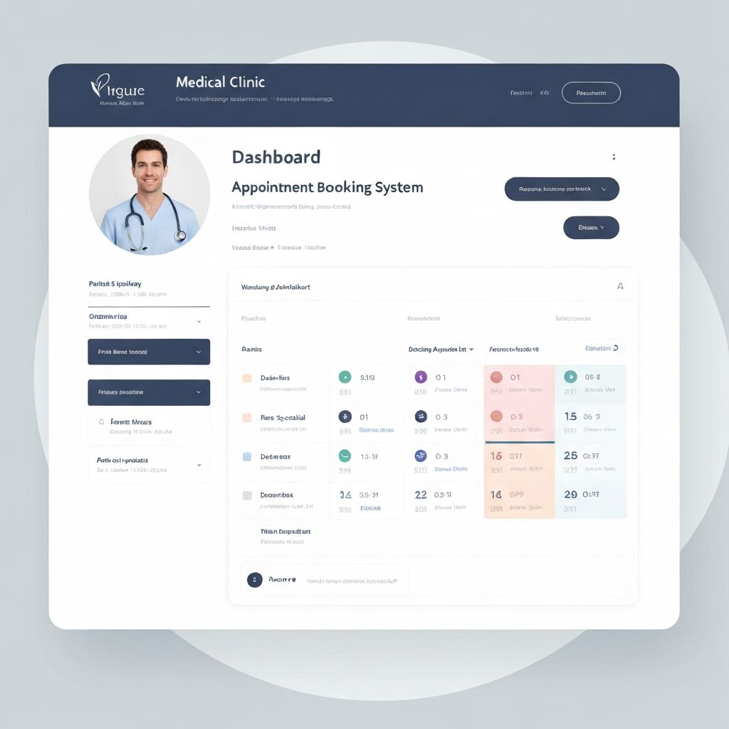 Medical Org Website with Booking